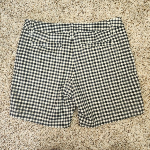 G.H Bass Black and White Check Shorts Size 0 - Picture 2 of 3
